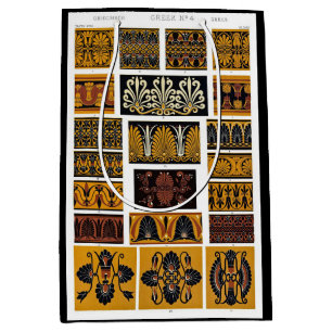 Bolsa De Regalo Mediana Arte textil griego