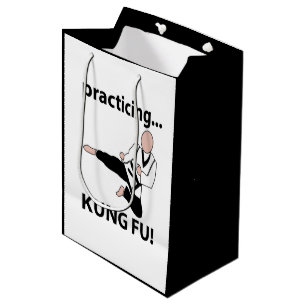 Bolsa De Regalo Mediana Artes marciales del cinturón negro de Kung Fu