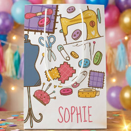 Bolsa De Regalo Mediana Artes y manualidades de cumpleaños 