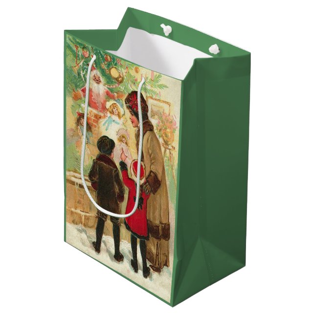 Bolsa De Regalo Mediana At The Toy Store Window (Angulo Anverso)