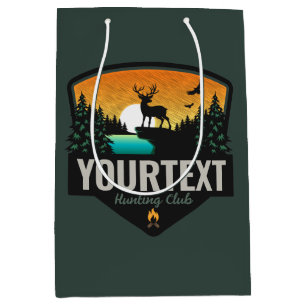 Bolsa De Regalo Mediana Atardecer personalizado en el desierto de caza de