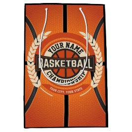 Bolsa De Regalo Mediana Atleta Personalizado jugador de equipo de balonces