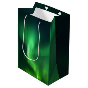 Bolsa De Regalo Mediana Aurora Borealis Luz del Norte Cielo de Alaska