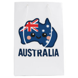 Bolsa De Regalo Mediana Australia Kawaii Fusion - Negrita y Adorable