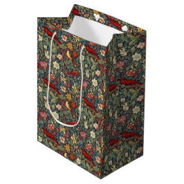 Bolsa De Regalo Mediana Aves en flor
