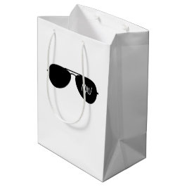 Bolsa De Regalo Mediana Aviador Gafas de sol Piloto INICIALES Aviones Vola
