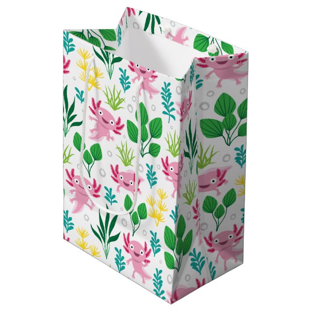 Bolsa De Regalo Mediana Axolotl (Angulo Anverso)