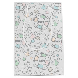 Bolsa De Regalo Mediana Baby Ahoy Nautical Baby Gige Bag