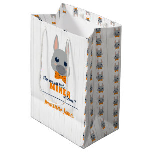 Bolsa De Regalo Mediana Baby Boy Naranja Donkey