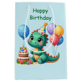 Bolsa De Regalo Mediana Baby Dino Gift Bag 