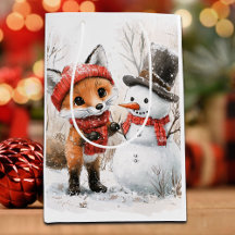 Baby Fox y Snowman
