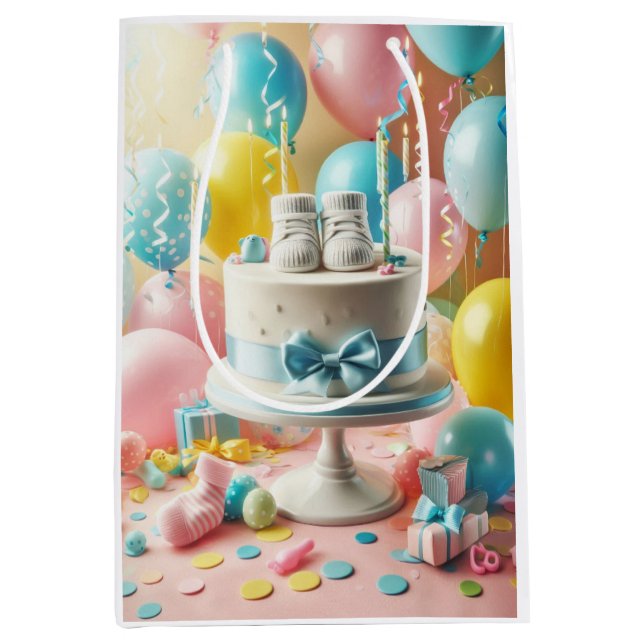 Bolsa De Regalo Mediana Baby Shower (Anverso)