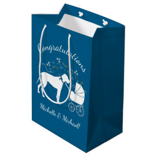 Bolsa De Regalo Mediana Baby Shower de Great Dane Dog