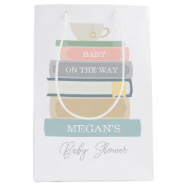 Bolsa De Regalo Mediana Baby Shower de libros