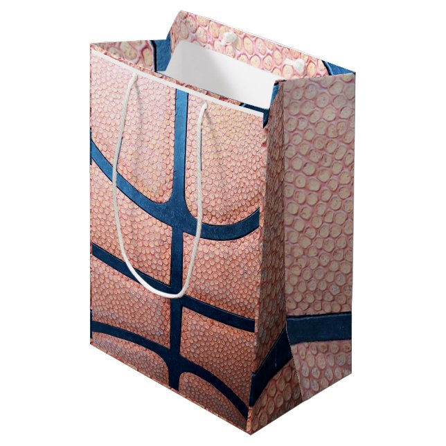 Bolsa De Regalo Mediana Baloncesto (Angulo Anverso)