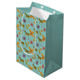 Bolsa De Regalo Mediana Bananas y cebras