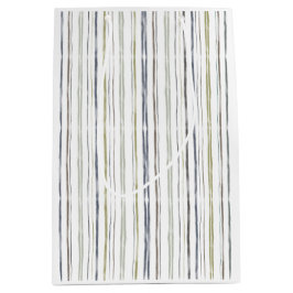 Bolsa De Regalo Mediana Banda de regalo de color de agua de banda azul