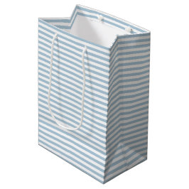 Bolsa De Regalo Mediana Bandas azules blancas