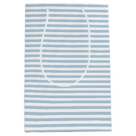 Bolsa De Regalo Mediana Bandas azules blancas