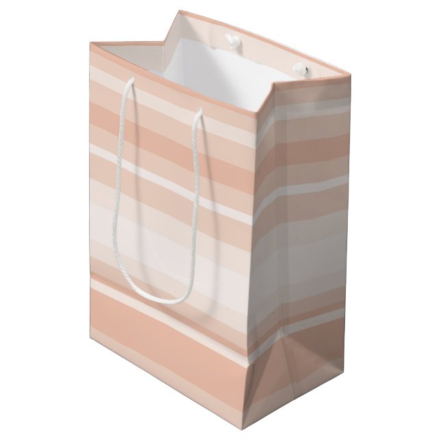 Bolsa De Regalo Mediana Bandas de fresado (Angulo Anverso)