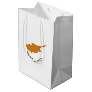 Bolsa De Regalo Mediana Bandera de Chipre