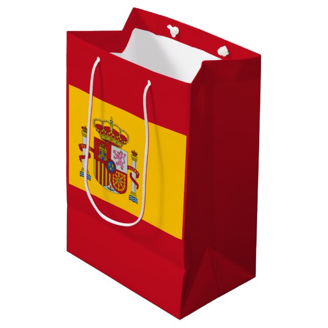 Bolsa De Regalo Mediana Bandera de España (Angulo Anverso)