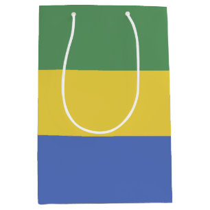 Bolsa De Regalo Mediana Bandera de Gabón
