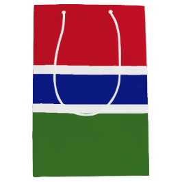 Bolsa De Regalo Mediana Bandera de Gambia