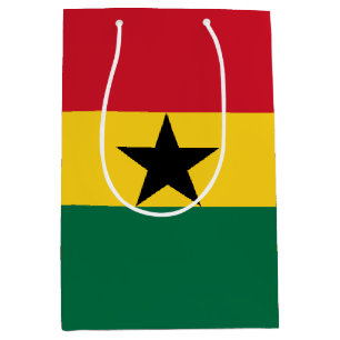 Bolsa De Regalo Mediana Bandera de Ghana