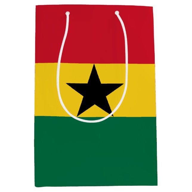 Bolsa De Regalo Mediana Bandera de Ghana (Anverso)