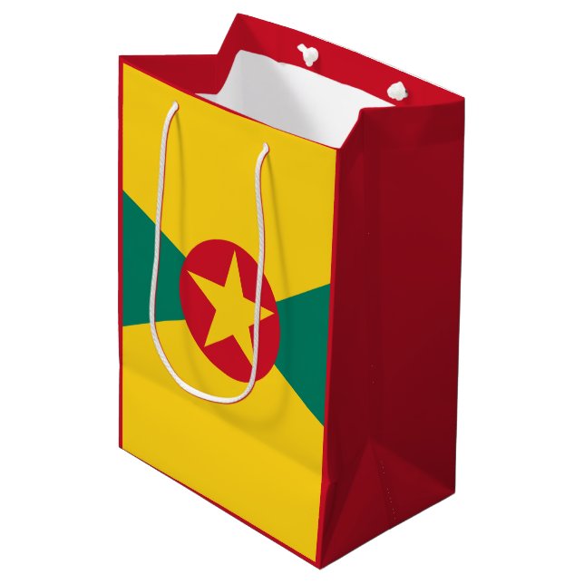 Bolsa De Regalo Mediana Bandera de Granada (Angulo Anverso)