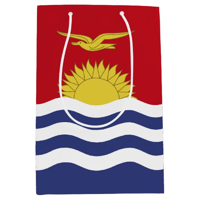 Bolsa De Regalo Mediana Bandera de Kiribati (Anverso)