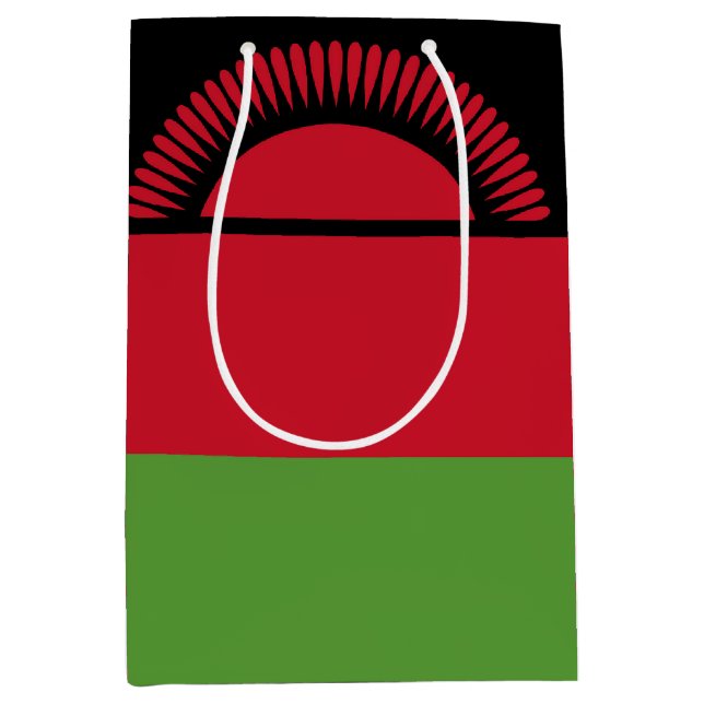 Bolsa De Regalo Mediana Bandera de Malawi (Anverso)
