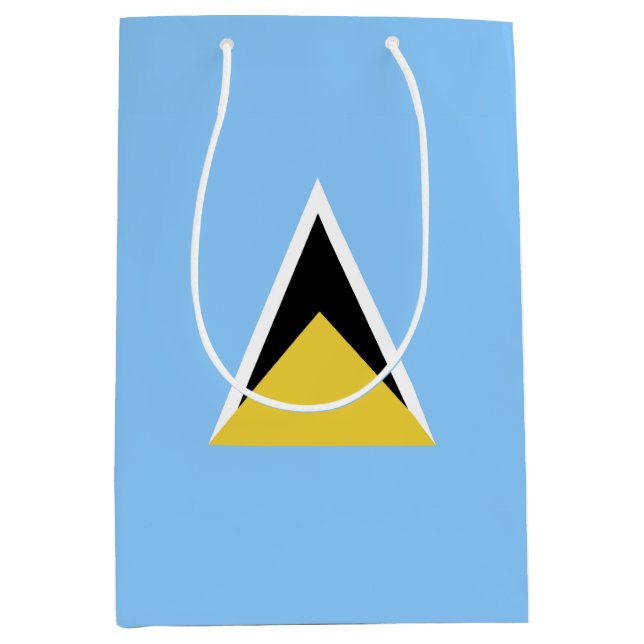 Bolsa De Regalo Mediana Bandera de Santa Lucía (Anverso)