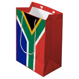Bolsa De Regalo Mediana Bandera de Sudáfrica