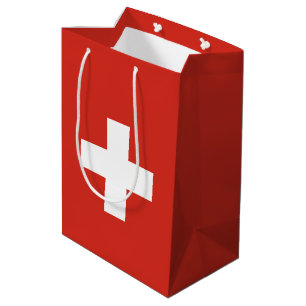 Bolsa De Regalo Mediana Bandera de Suiza
