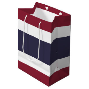 Bolsa De Regalo Mediana Bandera de Tailandia