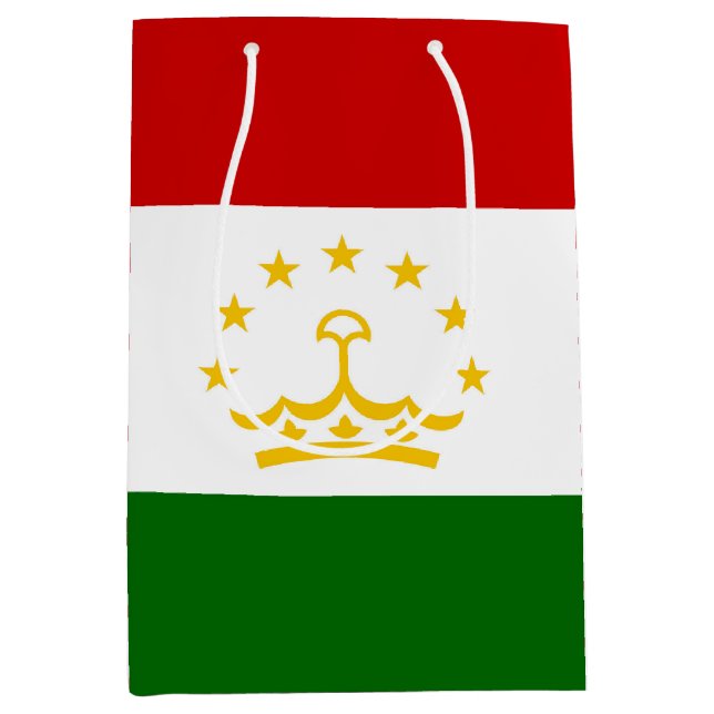 Bolsa De Regalo Mediana bandera de Tayikistán (Anverso)