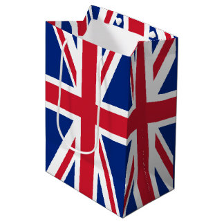 Bolsa De Regalo Mediana Bandera del Reino Unido