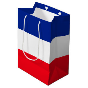 Bolsa De Regalo Mediana Bandera francesa Colores patrióticos Viajes intern