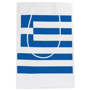 Bolsa De Regalo Mediana Bandera griega (Grecia)