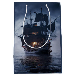 Bolsa De Regalo Mediana Barco pirata de galeón español