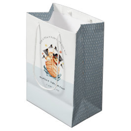 Bolsa De Regalo Mediana Barco pirata pirata limpio Lion Cub Baby Shower