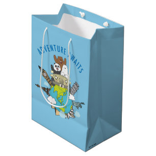 Bolsa De Regalo Mediana Bare Bears - Aventura