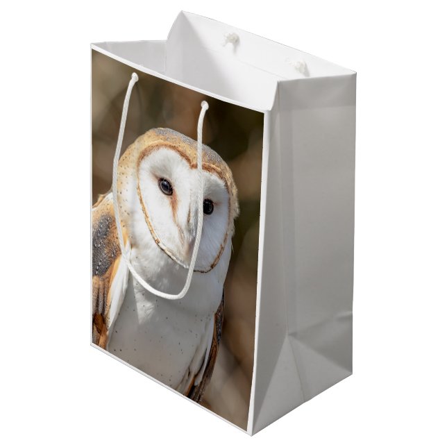 Bolsa De Regalo Mediana Barn Owl (Angulo Anverso)