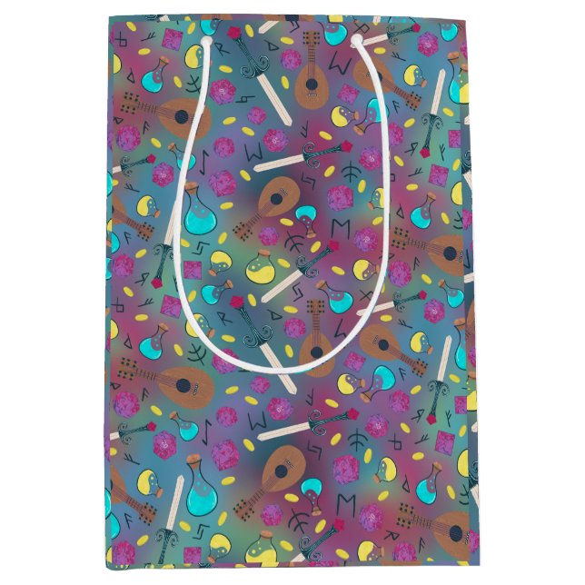 Bolsa De Regalo Mediana Barras y tabletas (Anverso)