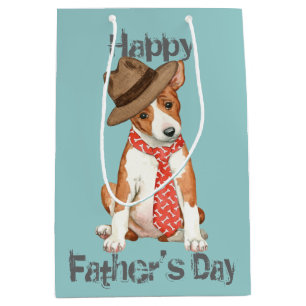 Bolsa De Regalo Mediana Basenji Dad