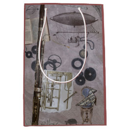 Bolsa De Regalo Mediana Bassoon o carnaval posterior de Steampunk