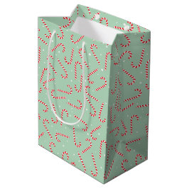 Bolsa De Regalo Mediana Bastones de caramelo