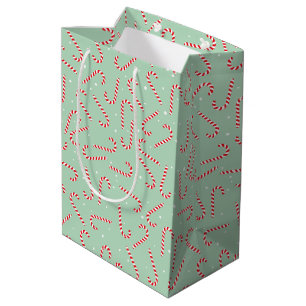 Bolsa De Regalo Mediana Bastones de caramelo